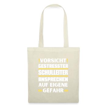 Ne parlez pas à un directeur stressé ! - Sac en tissu - nature - Devant