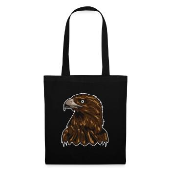 T-shirt Golden Eagle maintenant NOUVEAU sur le masque facial - Sac en tissu - noir - Devant