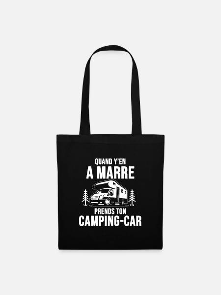 camping car prends ton camping car humour - Sac en tissu - noir