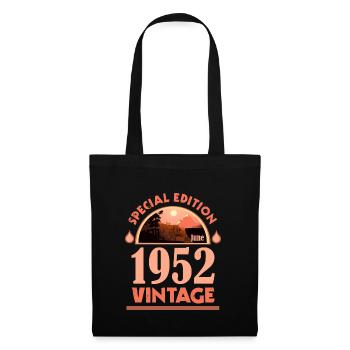 June 1952 Birthday, Gift, Special Edition - Tote Bag - black - Front