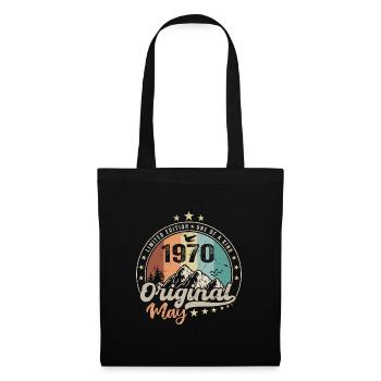 Mai 1970 Original Cadeau D'anniversaire Mai 1970 - Sac en tissu - noir - Devant