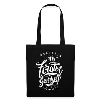 DÉTECTEZ PLUS EN AVANT LES RISERS PLUS HAUTS ENTRAÎNENT DES MOTIFS - Sac en tissu - noir - Devant