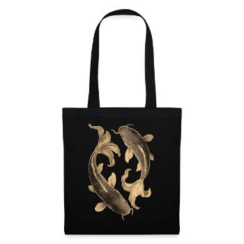 Koi - Sac en tissu - noir - Devant