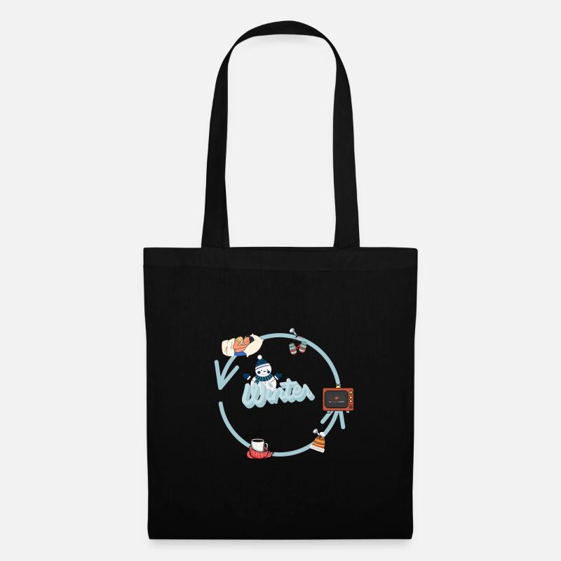 Winter coming - Tote Bag - black