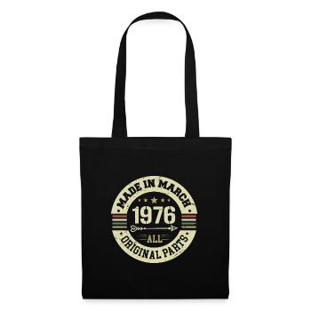 Légendaire depuis mars 1976 - Sac en tissu - noir - Devant