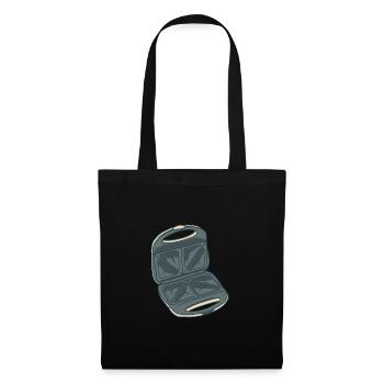 Machine à sandwichs - Sac en tissu - noir - Devant