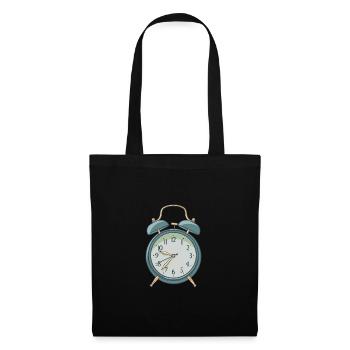 Alarm clock - Tote Bag - black - Front