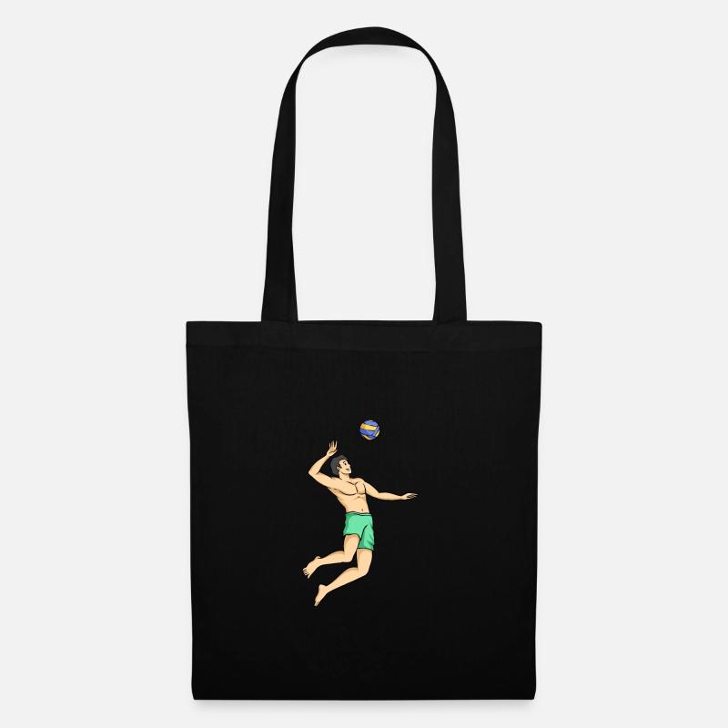 Beach-volley - Sac en tissu - noir