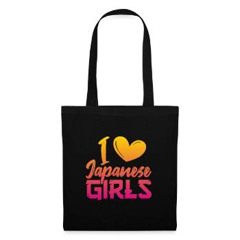 I love Japanese girls - Tote Bag - black - Front