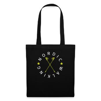 Marche nordique Sport Course à pied - Sac en tissu - noir - Devant