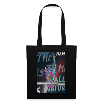Cockatoo Parrot Art Image - Tote Bag - black - Front
