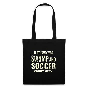 Soccer des marais - Sac en tissu - noir - Devant