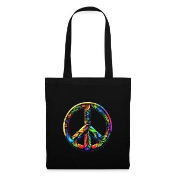 Peace sign, peace, freedom, peace symbol - Tote Bag - black - Front