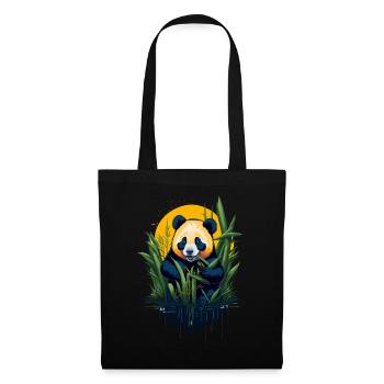 Cute panda bear - Tote Bag - black - Front