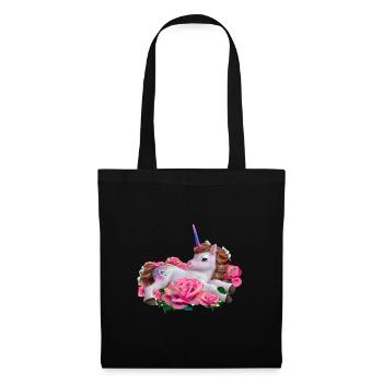 Unicorn in roses - Tote Bag - black - Front