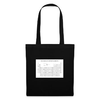 Periodic Table of Elements - Chemistry - Tote Bag - black - Front