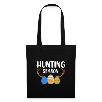 Cute Easter Egg Hunting Season Boys Girls Kids - Tote Bag - black - Front