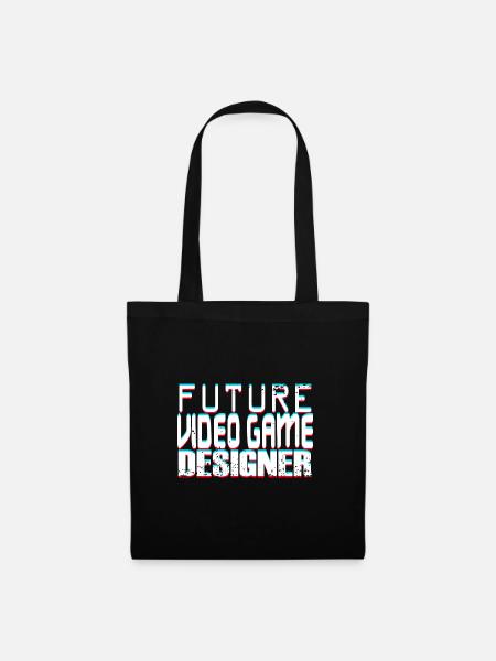 Future Video Game Designer - Stoffbeutel - Schwarz