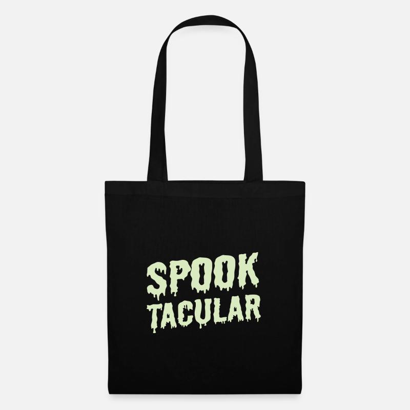 Halloween Hemd Spuk Kostüm Geschenk Tee - Stoffbeutel - Schwarz