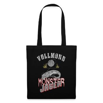 Wels Waller Monster Jäger - Stoffbeutel - Schwarz - Vorne