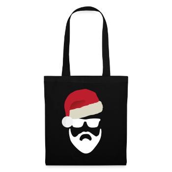Nikolaus Bart Lunettes de soleil | Noël, Cadeau - Sac en tissu - noir - Devant