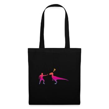 Velociraptor Dinosaurs - Tote Bag - black - Front