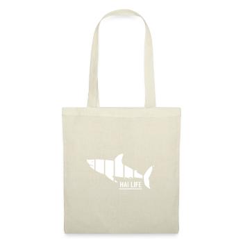 Requin hai-life Aileron de requin Requin - Sac en tissu - nature - Devant