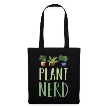 Plantes Végétales - Sac en tissu - noir - Devant