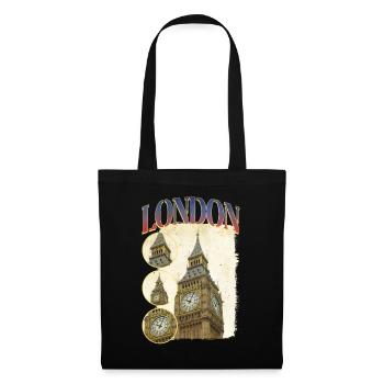London England UK City Skyline Home Love - Tote Bag - black - Front