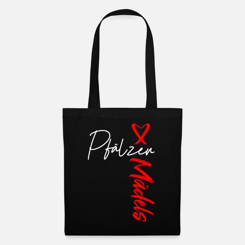 Pfälzer Mädels - Stoffbeutel - Schwarz
