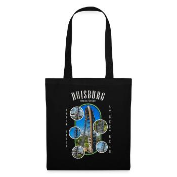 Duisburg Germany City Skyline Home Love - Tote Bag - black - Front