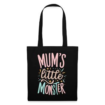 Mum's Little Monster - Tote Bag - black - Front