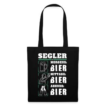 My daily routine as a sailor - Tote Bag - black - Front