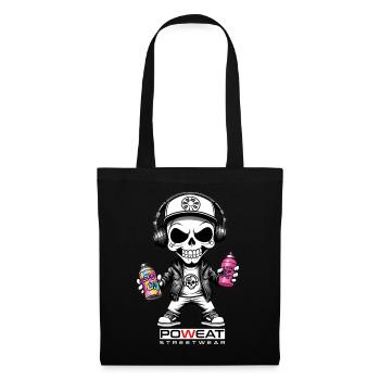 Sprayer Skull - Stoffbeutel - Schwarz - Vorne