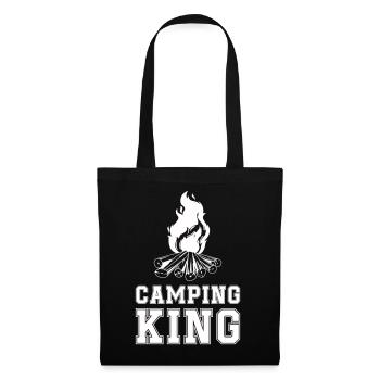 Camping King Campfire - Tote Bag - black - Front