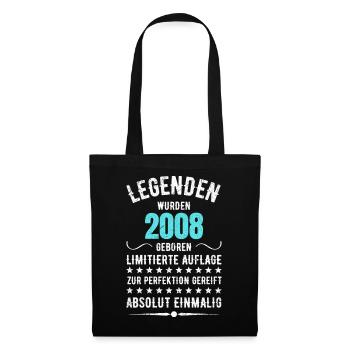 Limited Edition 2007 18th Birthday Gift - Tote Bag - black - Front