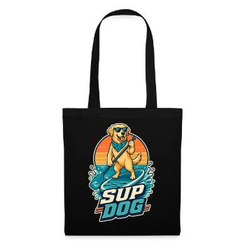 Dog SUP Paddleboard Board Stand Up Paddle - Sac en tissu - noir - Devant