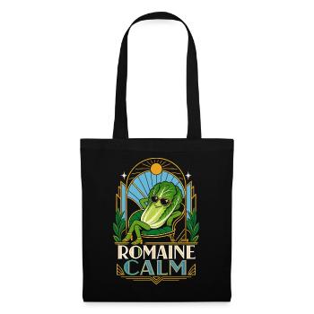 Romaine Calm Salad Pun - Tote Bag - black - Front