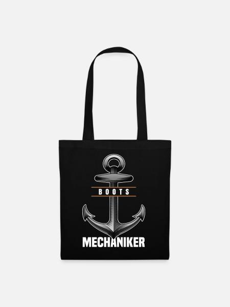 Bootsmechaniker - Stoffbeutel - Schwarz