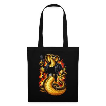 Cobra - Stoffbeutel - Schwarz - Vorne