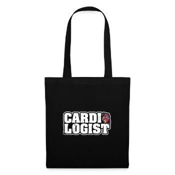 Cardiologist Training Cardiology Profession Heart - Tote Bag - black - Front