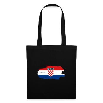 Croatia flag Adriatic Zagreb Croatian flag - Tote Bag - black - Front
