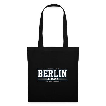Berlin - Stoffbeutel - Schwarz - Vorne
