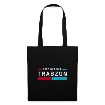 Trabzon Türken Trabzonlu Memleket Urlaub - Stoffbeutel - Schwarz - Vorne