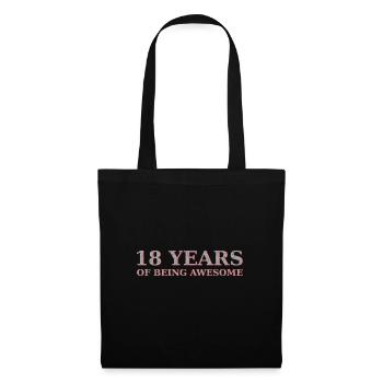 18th birthday - Tote Bag - black - Front