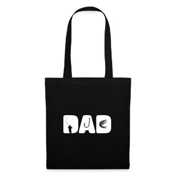 Angler Dad - Cool Father's Day Fishing Fan Custom - Tote Bag - black - Front