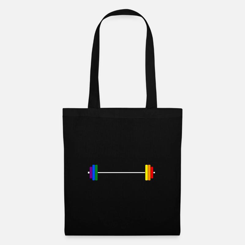 pride barbell - Stoffbeutel - Schwarz