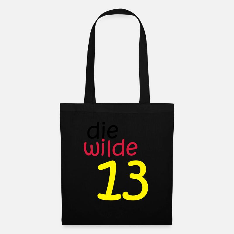 die wilde 13 - Stoffbeutel - Schwarz