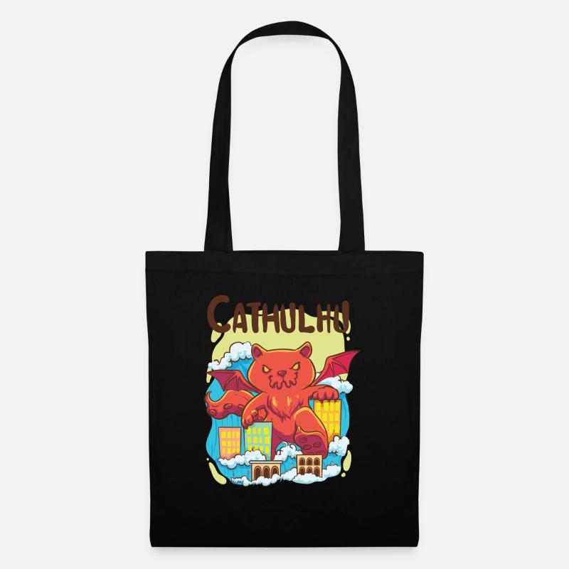 Cathulhu - Tote Bag - black