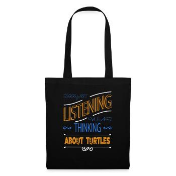super cool animal heureux dictons drôles - Sac en tissu - noir - Devant